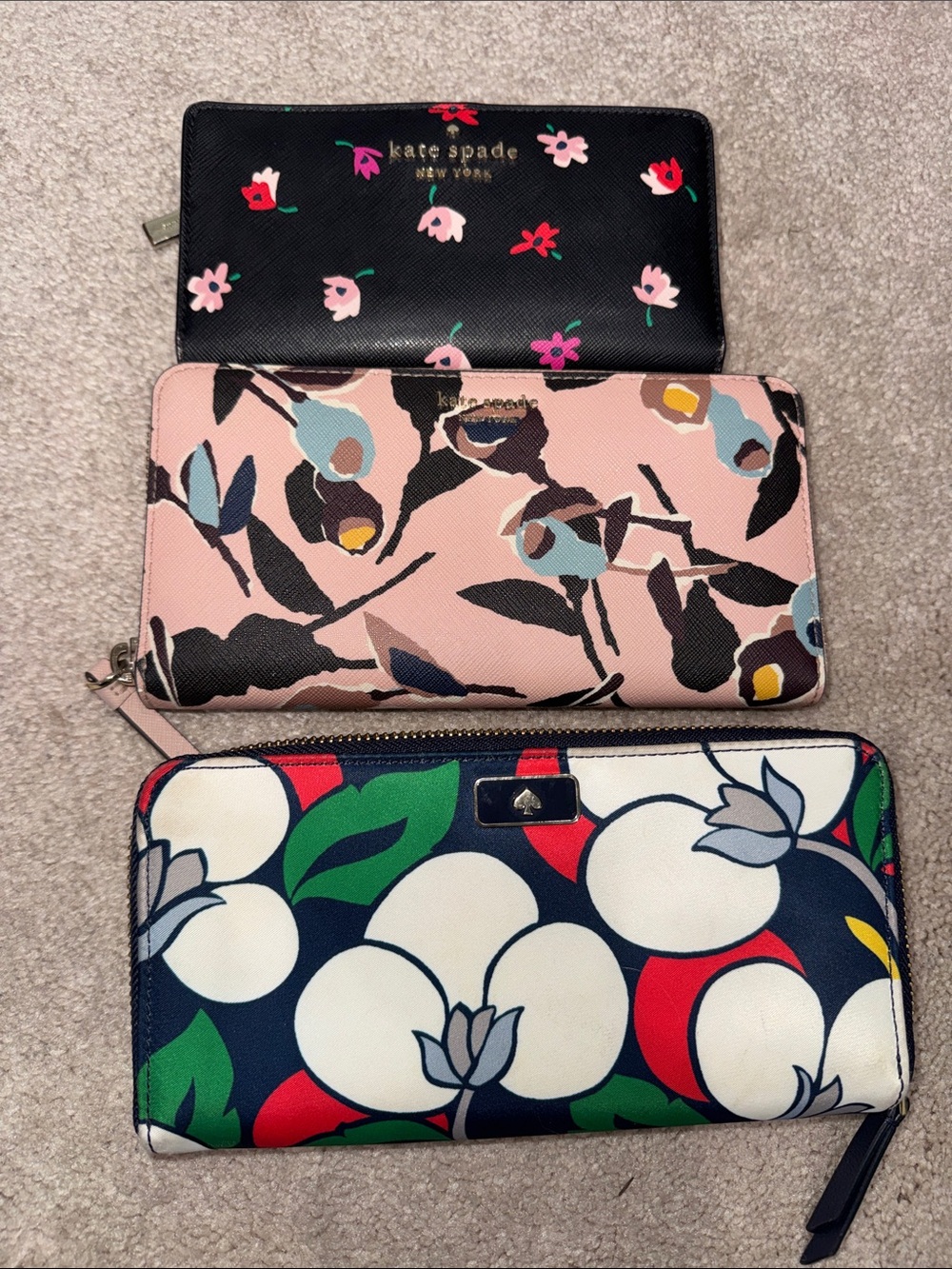 PICK ONE: Kate Spade Floral OR Pattern Wallets- - Picture 10 of 13